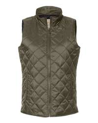 Rosin Women's Vintage Diamond Quilted Vest - W207359