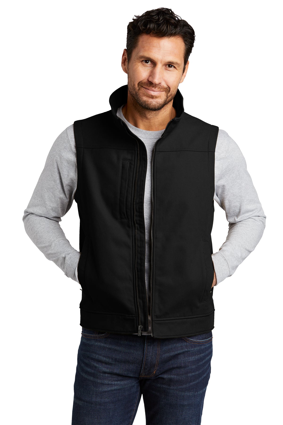 Discont. CornerStone® Duck Bonded Soft Shell Vest CSV60