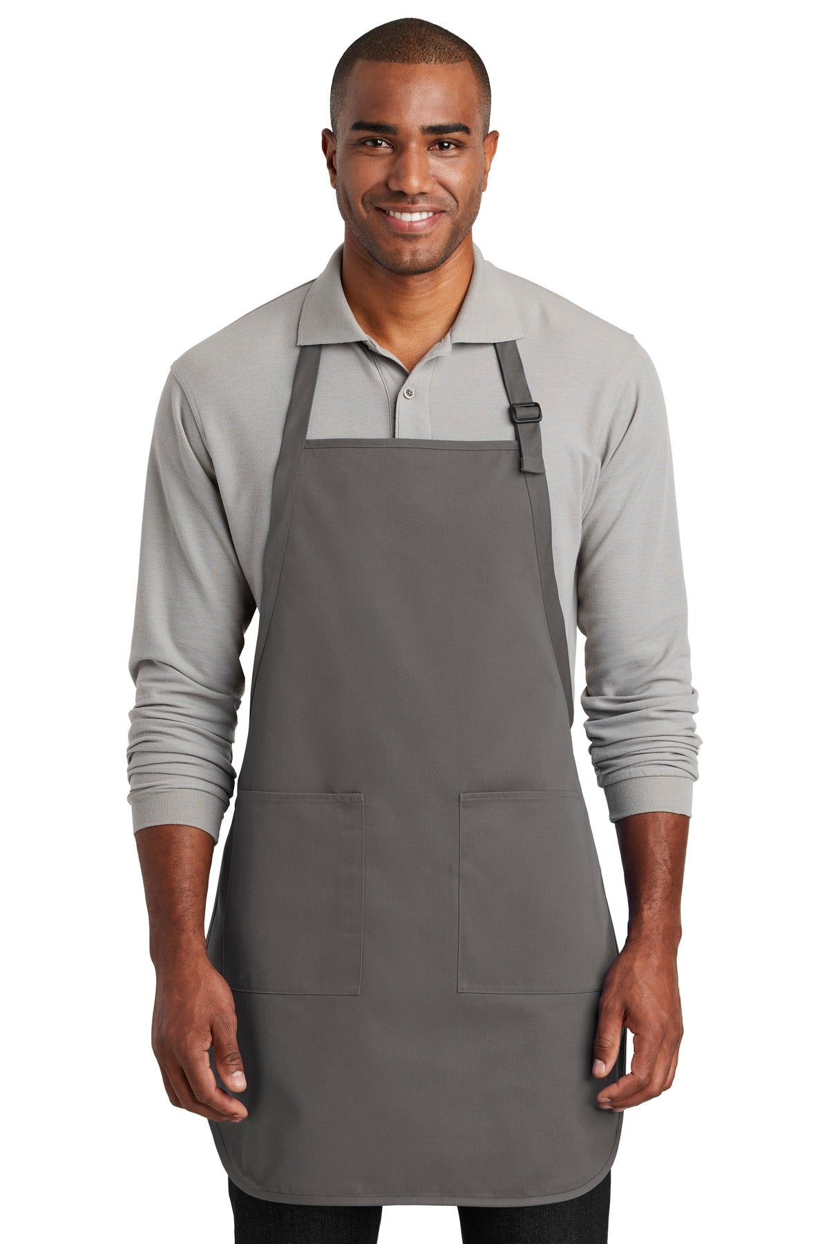 Port Authority ® Full-Length Two-Pocket Bib Apron. A600