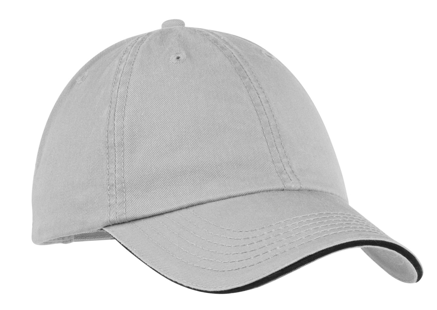 Port & Company®Washed Twill Sandwich Bill Cap. CP79