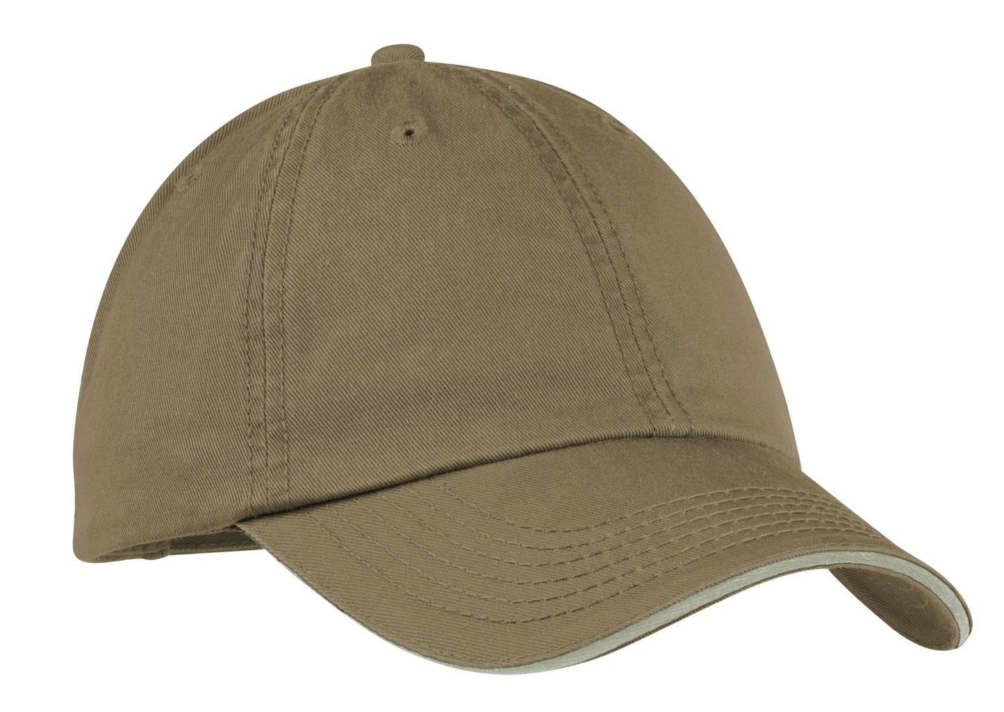 Port & Company®Washed Twill Sandwich Bill Cap. CP79