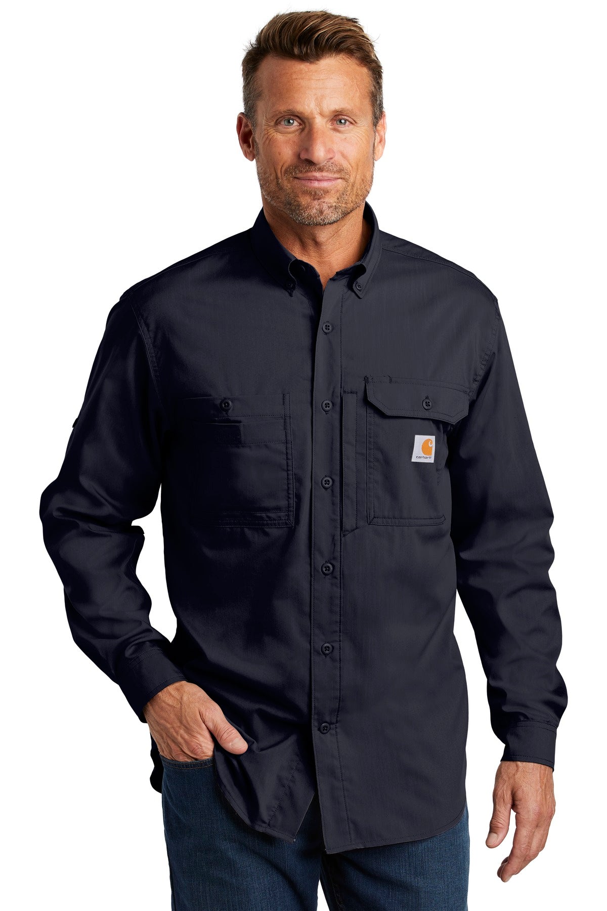 Carhartt Force ® Ridgefield Solid Long Sleeve Shirt. CT102418