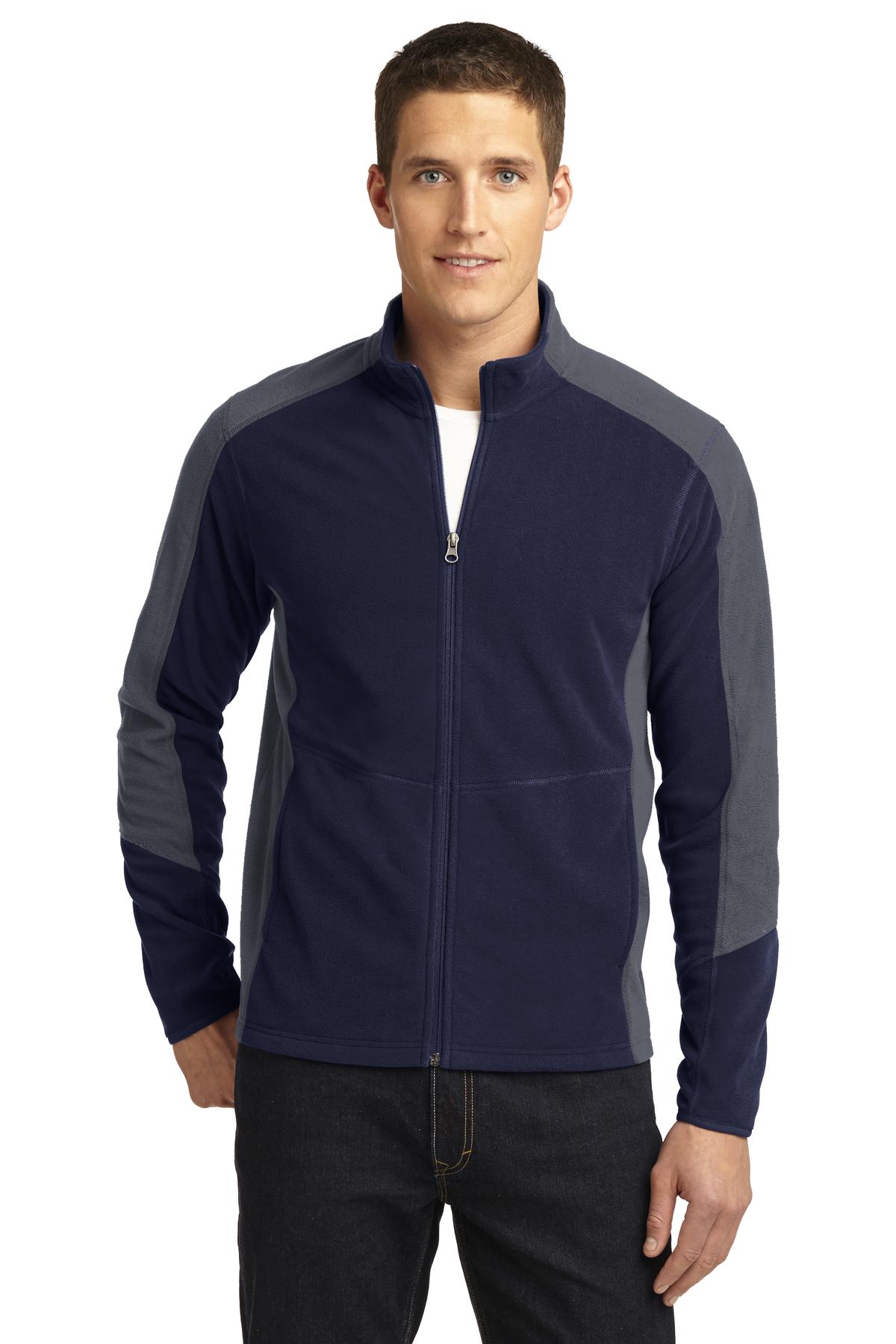 Port Authority® Colorblock Microfleece Jacket. F230