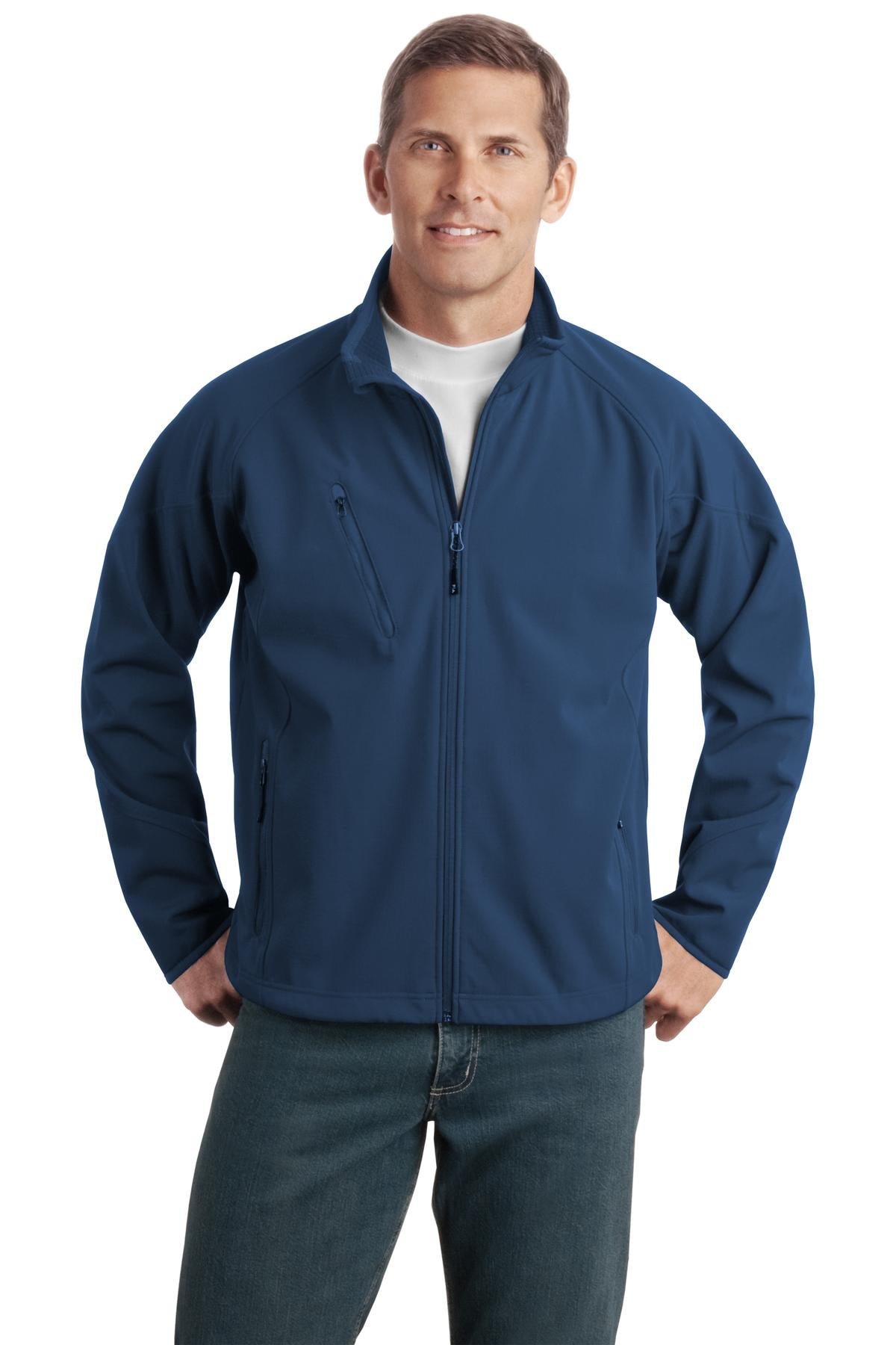 Port Authority® Tall Textured Soft Shell Jacket. TLJ705