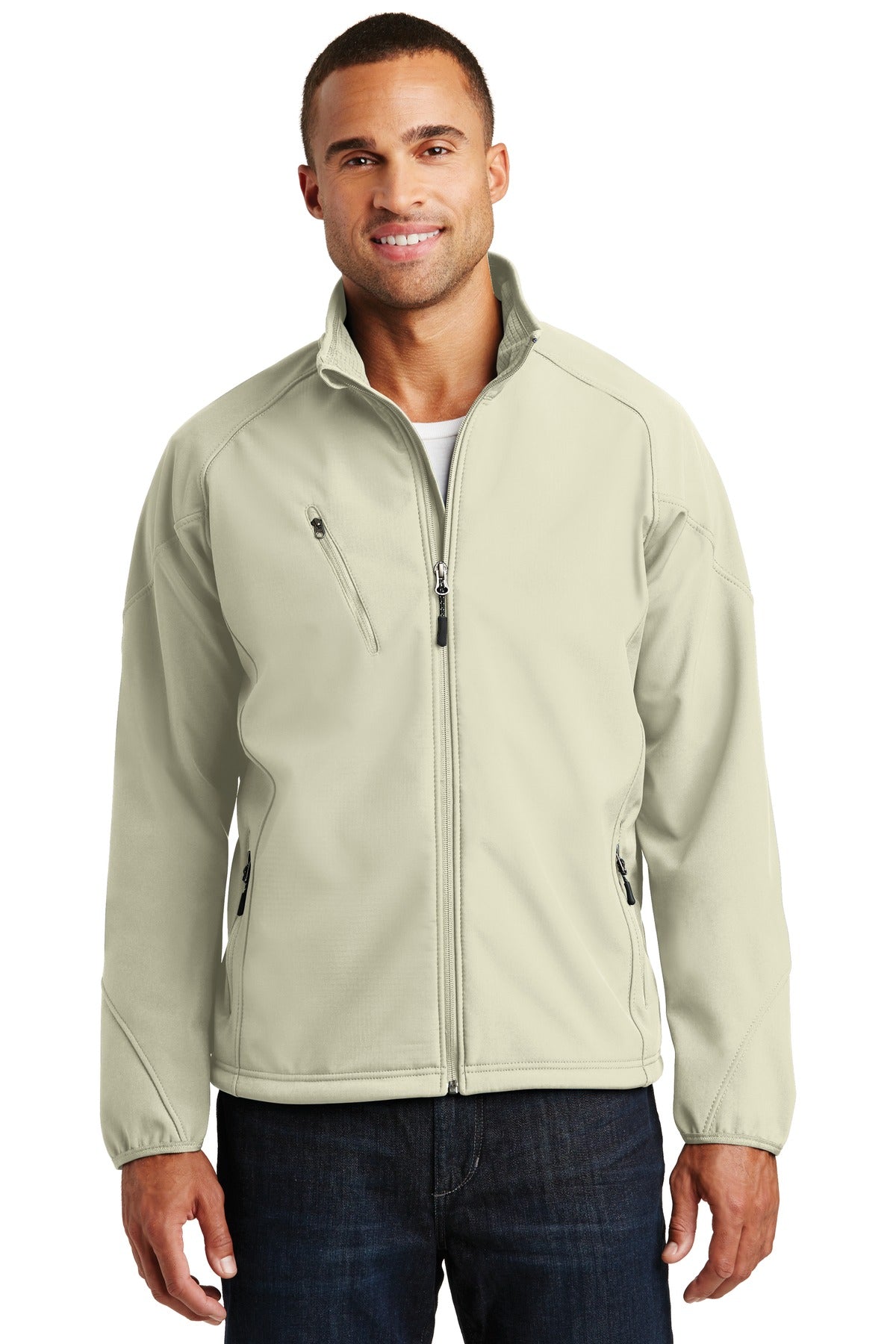 Port Authority® Textured Soft Shell Jacket. J705
