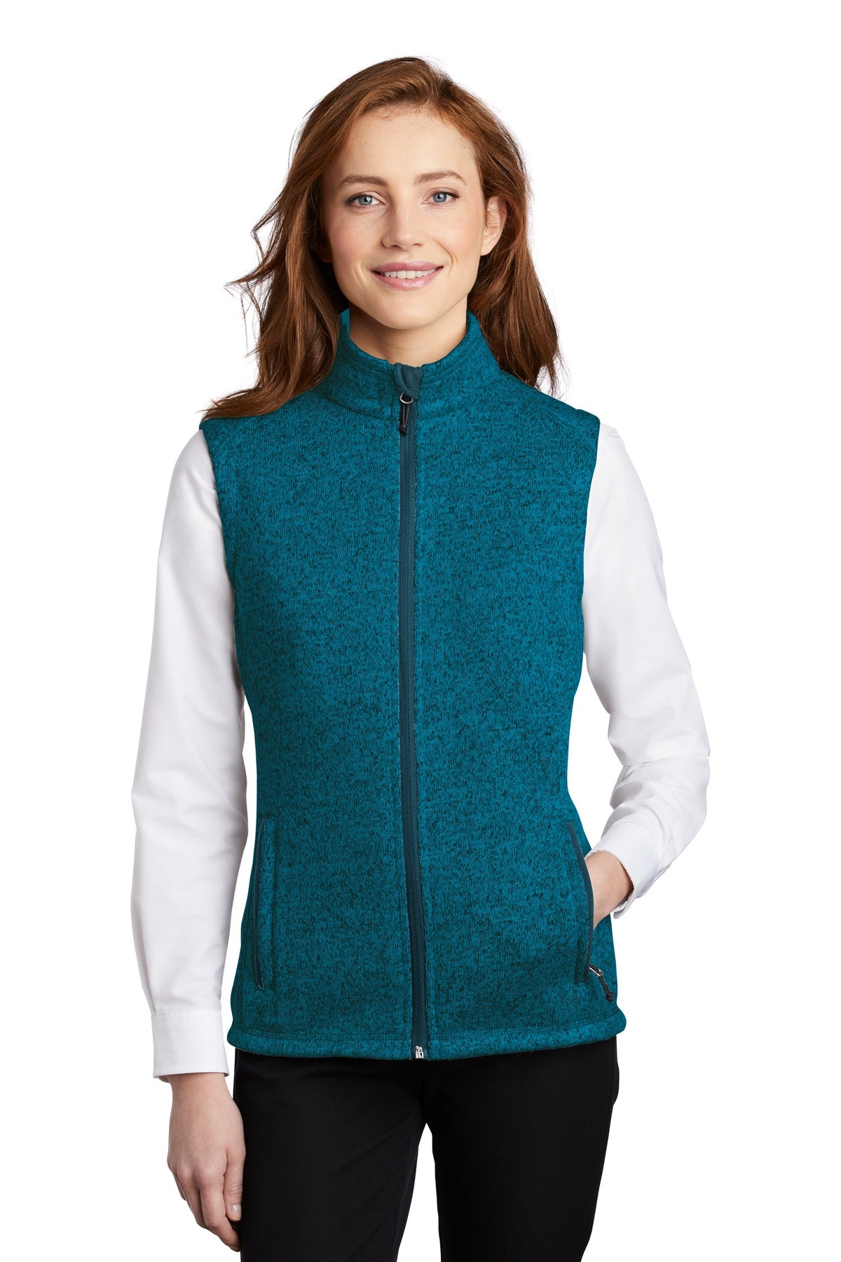 Port Authority ® Ladies Sweater Fleece Vest L236