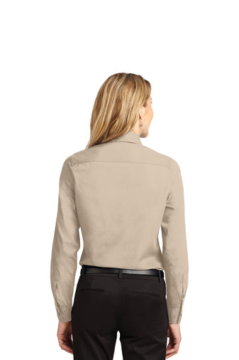 Port Authority LS Stone Shirt L608 (Women's)##