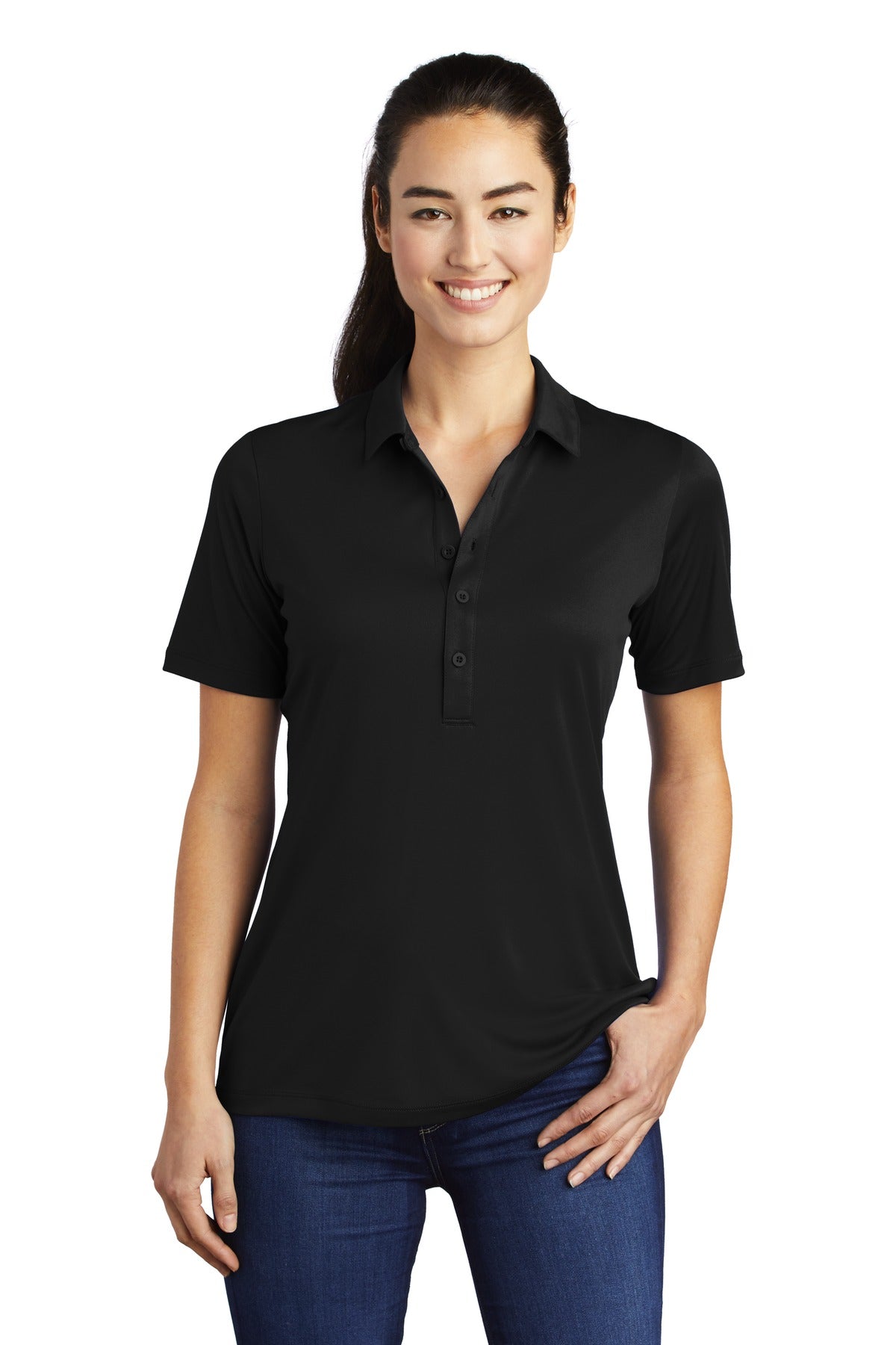 Sport-Tek® Ladies Posi-UV ™ Pro Polo. LST520