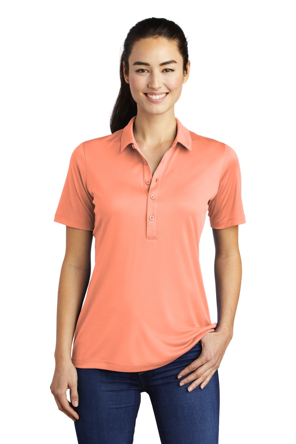 Sport-Tek® Ladies Posi-UV ™ Pro Polo. LST520
