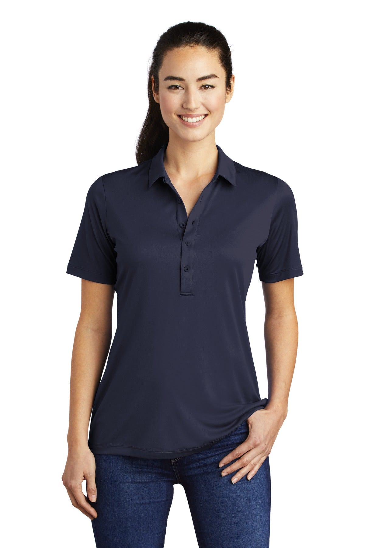 Sport-Tek® Ladies Posi-UV ™ Pro Polo. LST520
