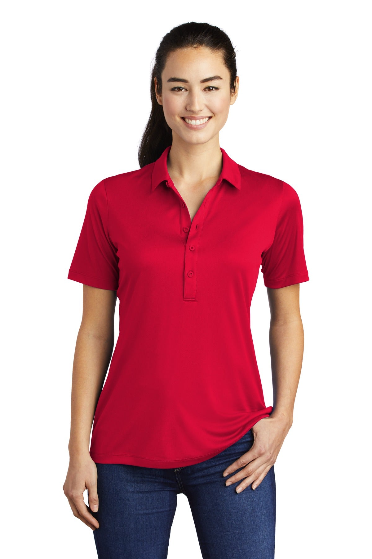 Sport-Tek® Ladies Posi-UV ™ Pro Polo. LST520
