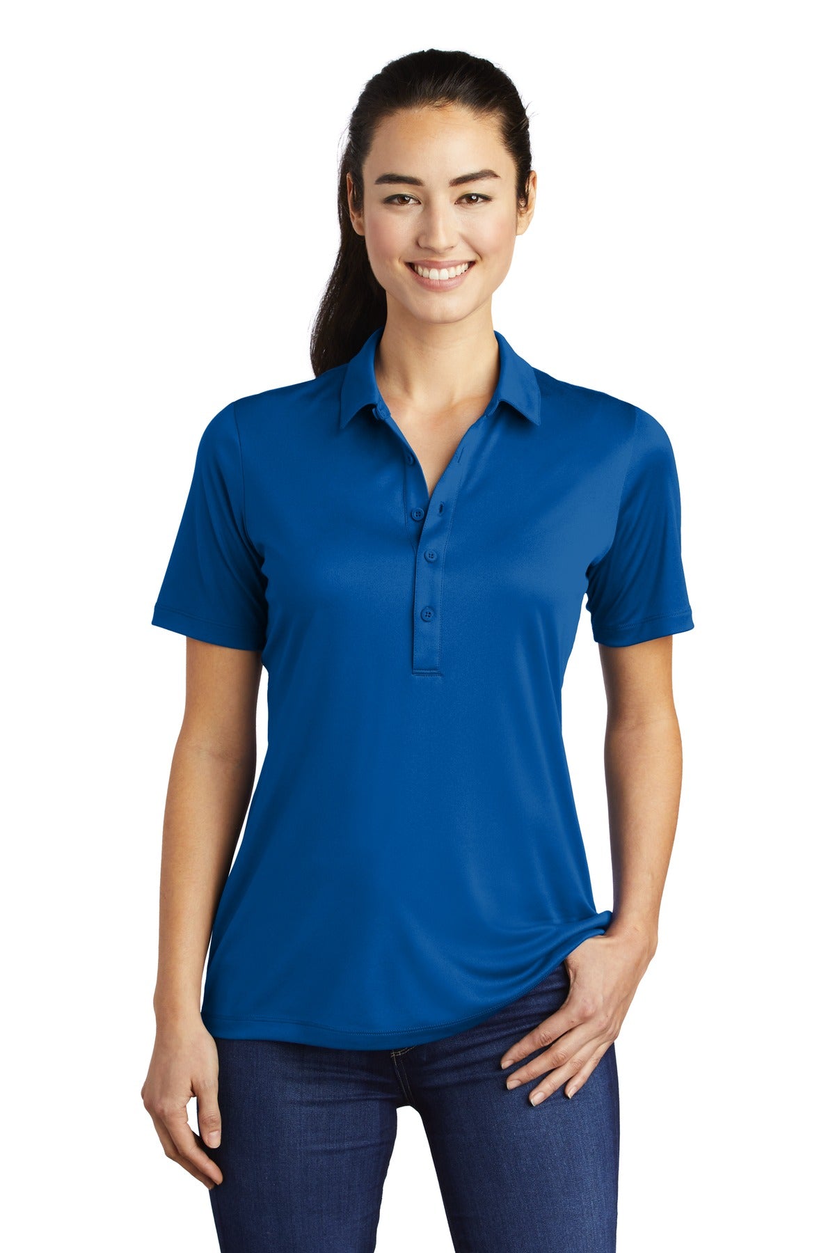 Sport-Tek® Ladies Posi-UV ™ Pro Polo. LST520