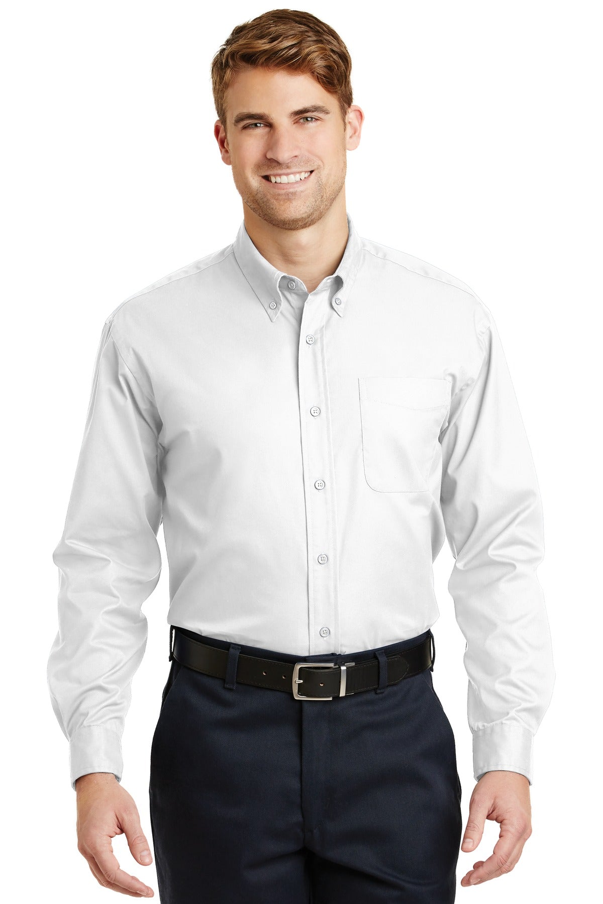 CornerStone® - Long Sleeve SuperPro™ Twill Shirt. SP17
