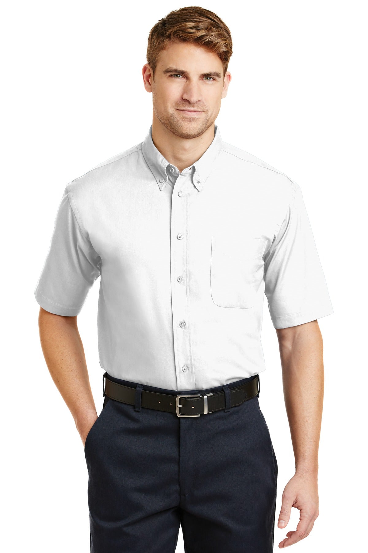 CornerStone® - Short Sleeve SuperPro™ Twill Shirt. SP18