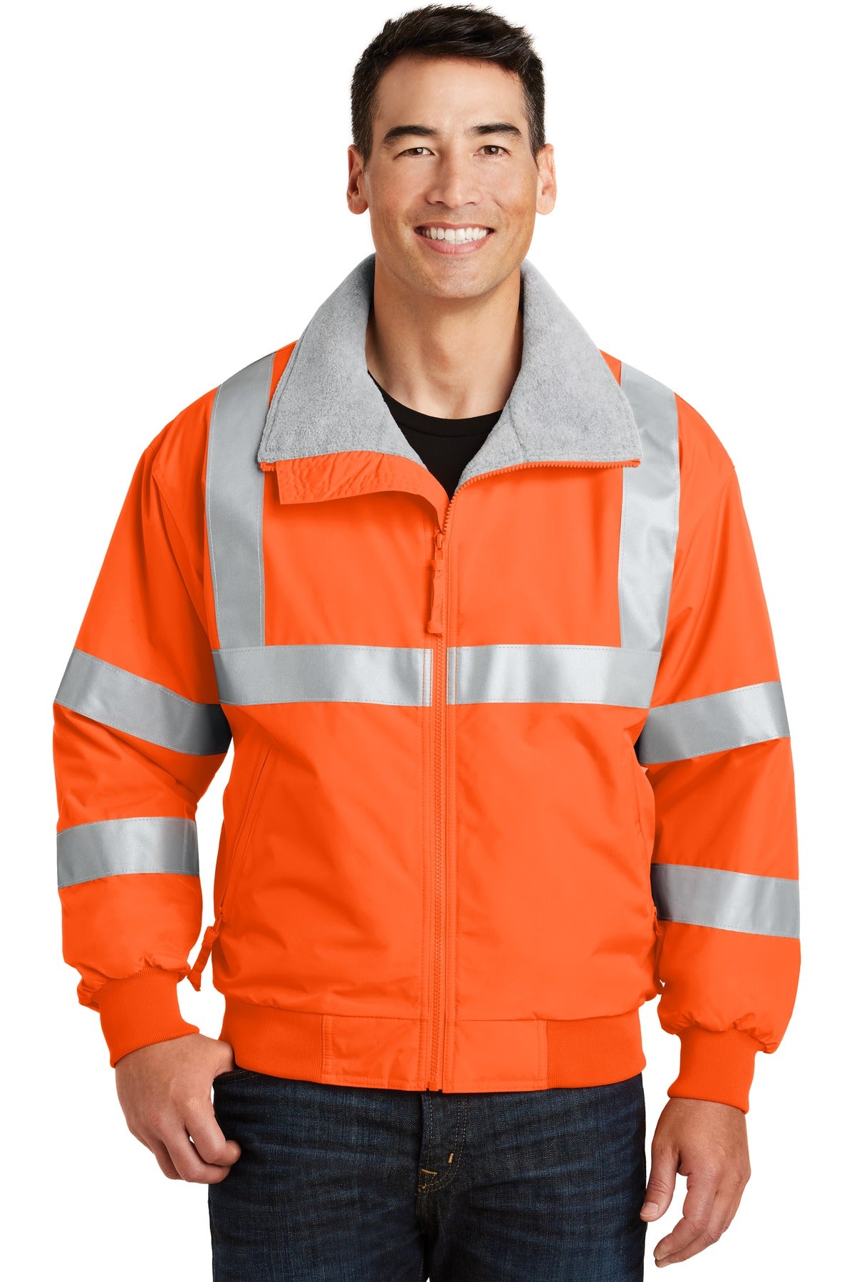 Port Authority® Enhanced Visibility Challenger™ Jacket with Reflective Taping. SRJ754