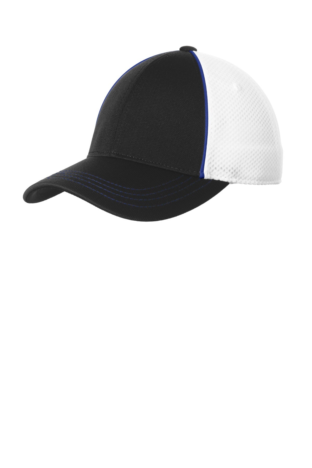 Sport-Tek® Piped Mesh Back Cap. STC29