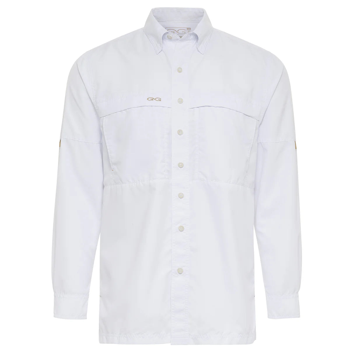 Game Guard White LS MicroFiber Fishing Shirt 1024AU