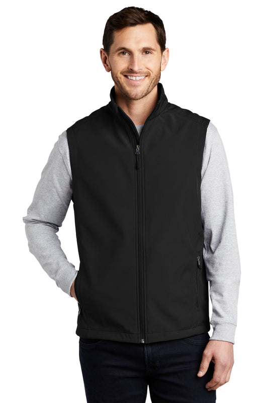 Port Authority Soft-Shell Black Vest J325 (Men's)@