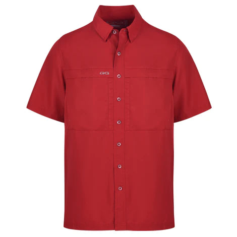 Game Guard SS Crimson MicroFiber Fishing Shirt 1023CRM