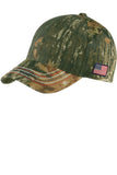 Port Authority® Americana Contrast Stitch Camouflage Cap. C909