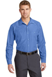 Red Kap® - Long Sleeve Striped Industrial Work Shirt.  CS10