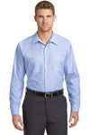 Red Kap® - Long Sleeve Striped Industrial Work Shirt.  CS10