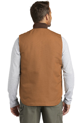 Carhartt Brown Duck Vest CTV01#