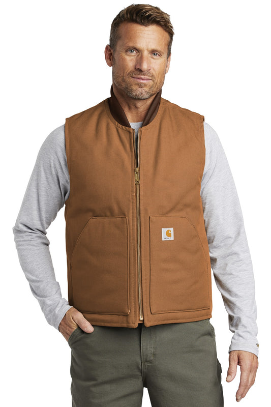 Carhartt Brown Duck Vest CTV01