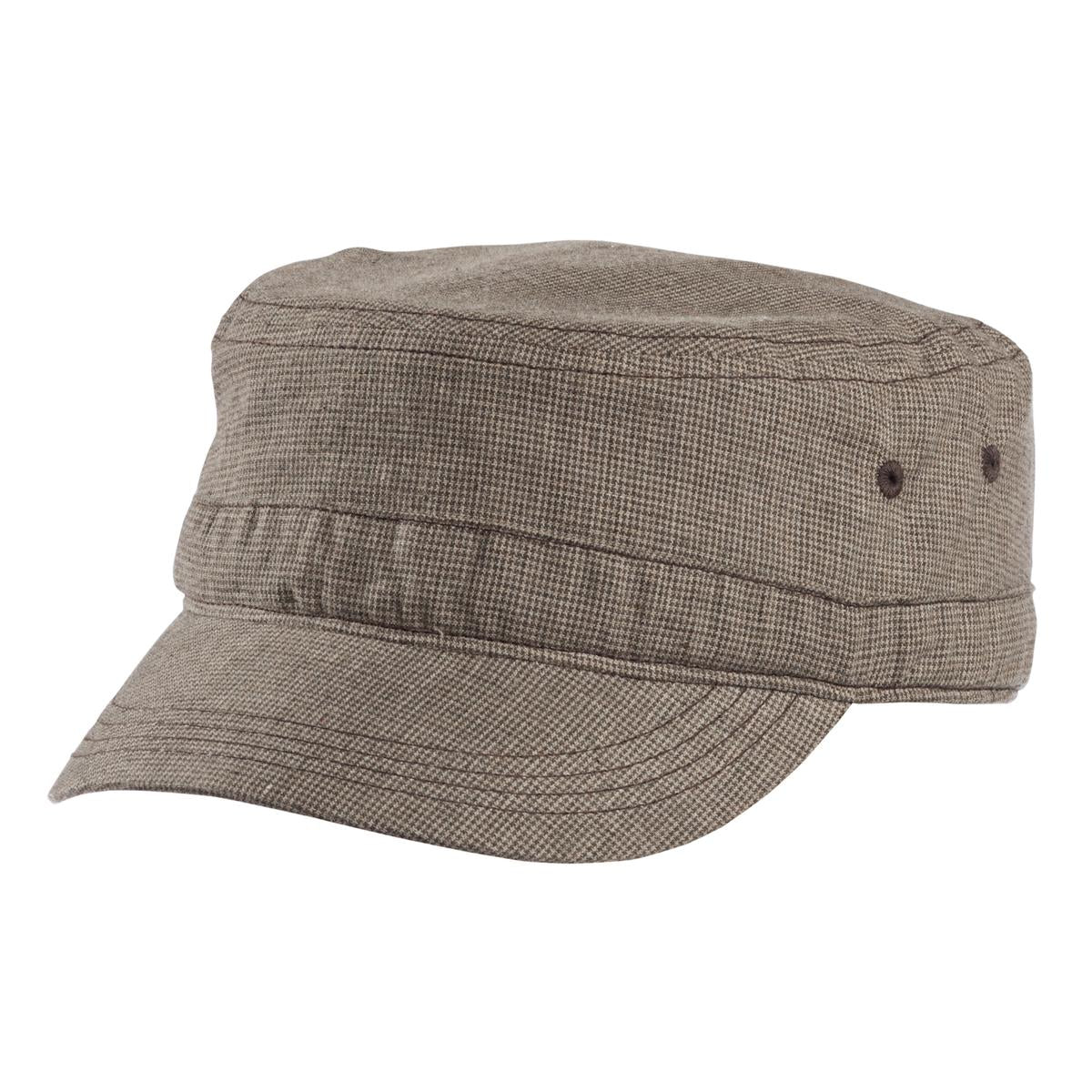 District® Houndstooth Military Hat DT619