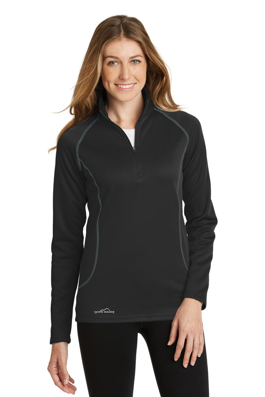 Eddie Bauer® Ladies Smooth Fleece Base Layer 1/2-Zip. EB237