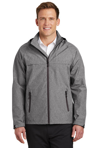Port Authority Torrent Dark Grey Heather Waterproof Jacket J333 #