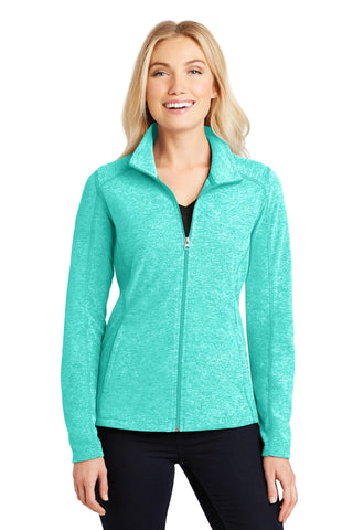 Port Authority® Ladies Heather Microfleece Full-Zip Jacket. L235