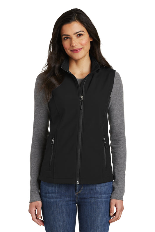 Port Authority Soft-Shell Black Vest L325H (Women's)