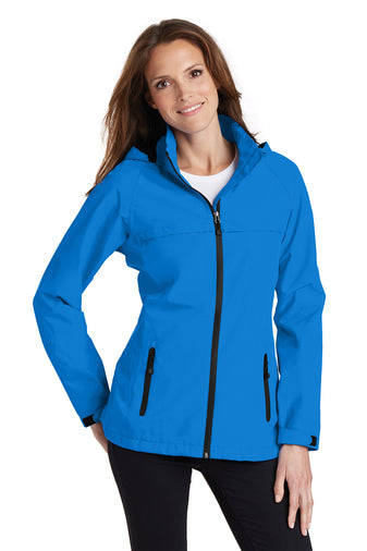 Port Authority Ladies Torrent Direct Blue Heather Waterproof Jacket L333