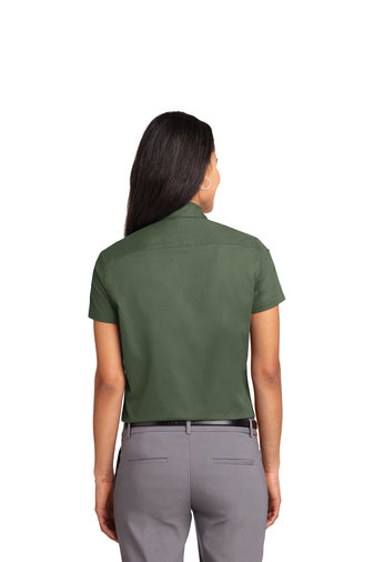 Port Authority SS Clover Green Shirt L508 (Women's)