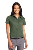 Port Authority SS Clover Green Shirt L508 (Women's)
