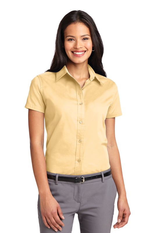Port Authority SS Yellow Shirt L508 (Women's)