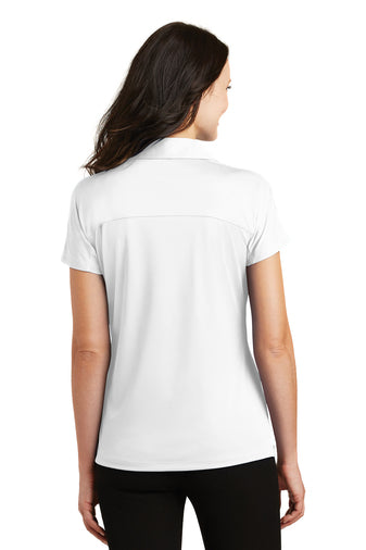 Port Authority SS White Crossover Raglan Polo L575 (Women's) #