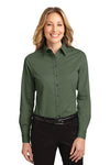 Port Authority LS Clover Green Shirt L608 (Women's)