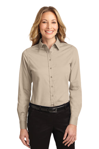 Port Authority LS Stone Shirt L608PA (Women's)