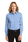 Port Authority LS Light Blue Shirt L608 (Women's)