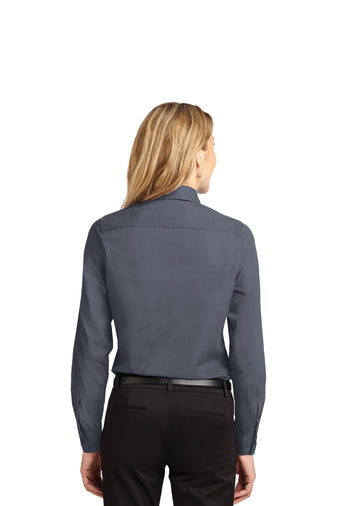 Port Authority LS Steel Shirt L608 (Women's)##