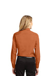 Port Authority LS Texas Orange Shirt L608 (Women's)