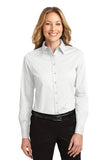 Port Authority LS White Shirt L608 (Women's)