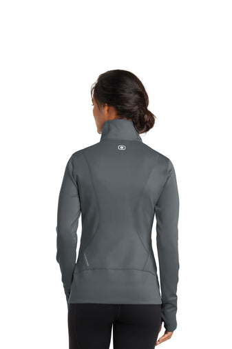 OGIO ENDURANCE Ladies Gear Grey Fulcrum Full-Zip LOE700