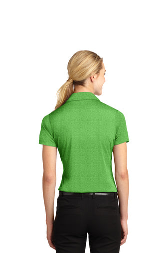 Sport-Tek Ladies Turf Green Heather Contender Polo LST660