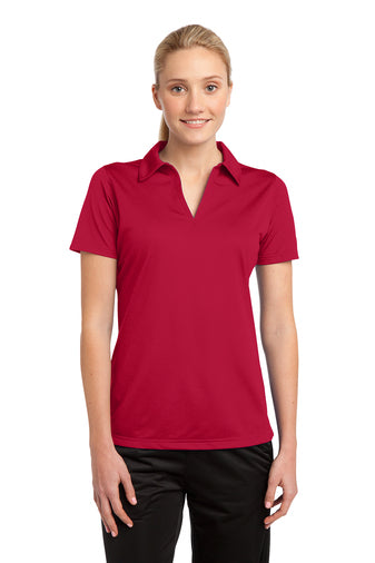 Sport-Tek PosiCharge Red Active Textured Polo LST690