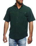 Pro Celebrity SS Dark Green Fishing Shirt FST889 (Men's)