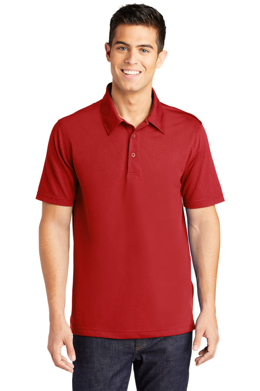 Sport-Tek PosiCharge Red Active Textured Polo ST690