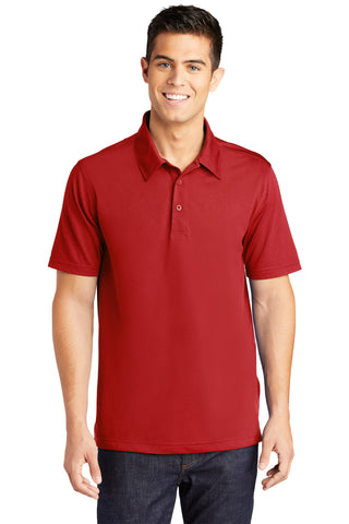 Sport-Tek PosiCharge Red Active Textured Polo ST690
